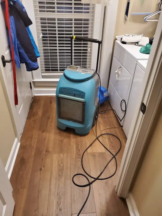 Commercial dehumidifier deployed for Flood Damage Cleanup in Belen