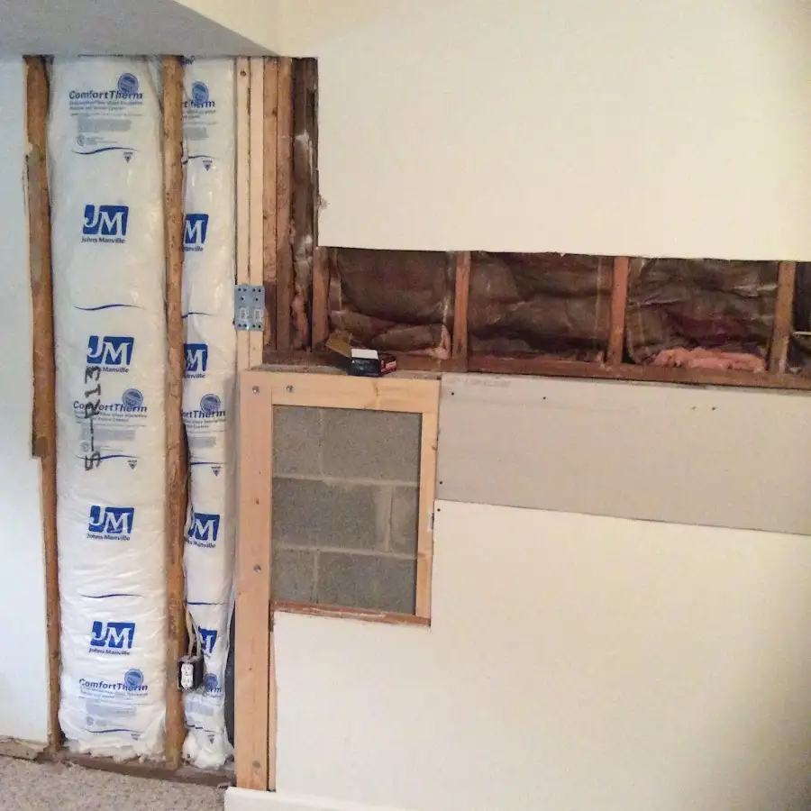 Wall insulation replacement during Contents Cleaning & Restoration in Belen